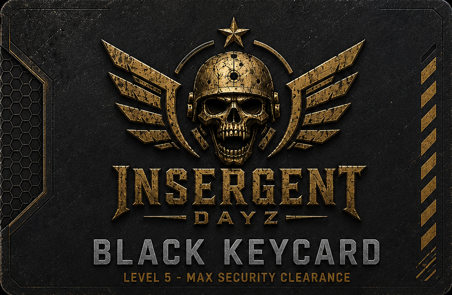 INSERGENT black keycard